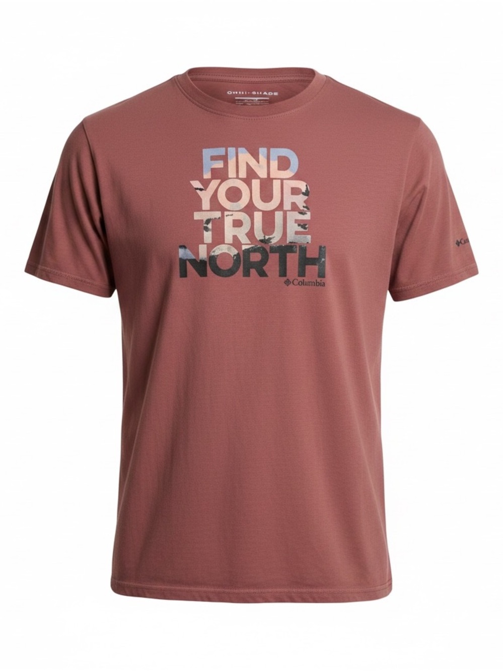 Columbia Dusty Rose 'Find Your True North' Graphic Tee